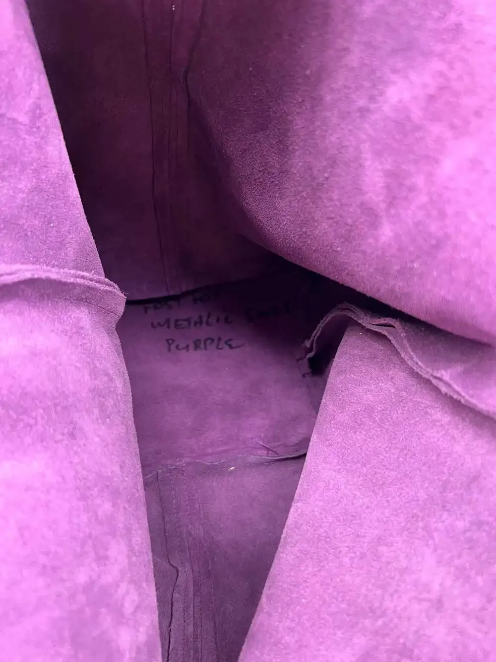 Brand Purple Suede Tote | OS Regular | Suede Tote Bag